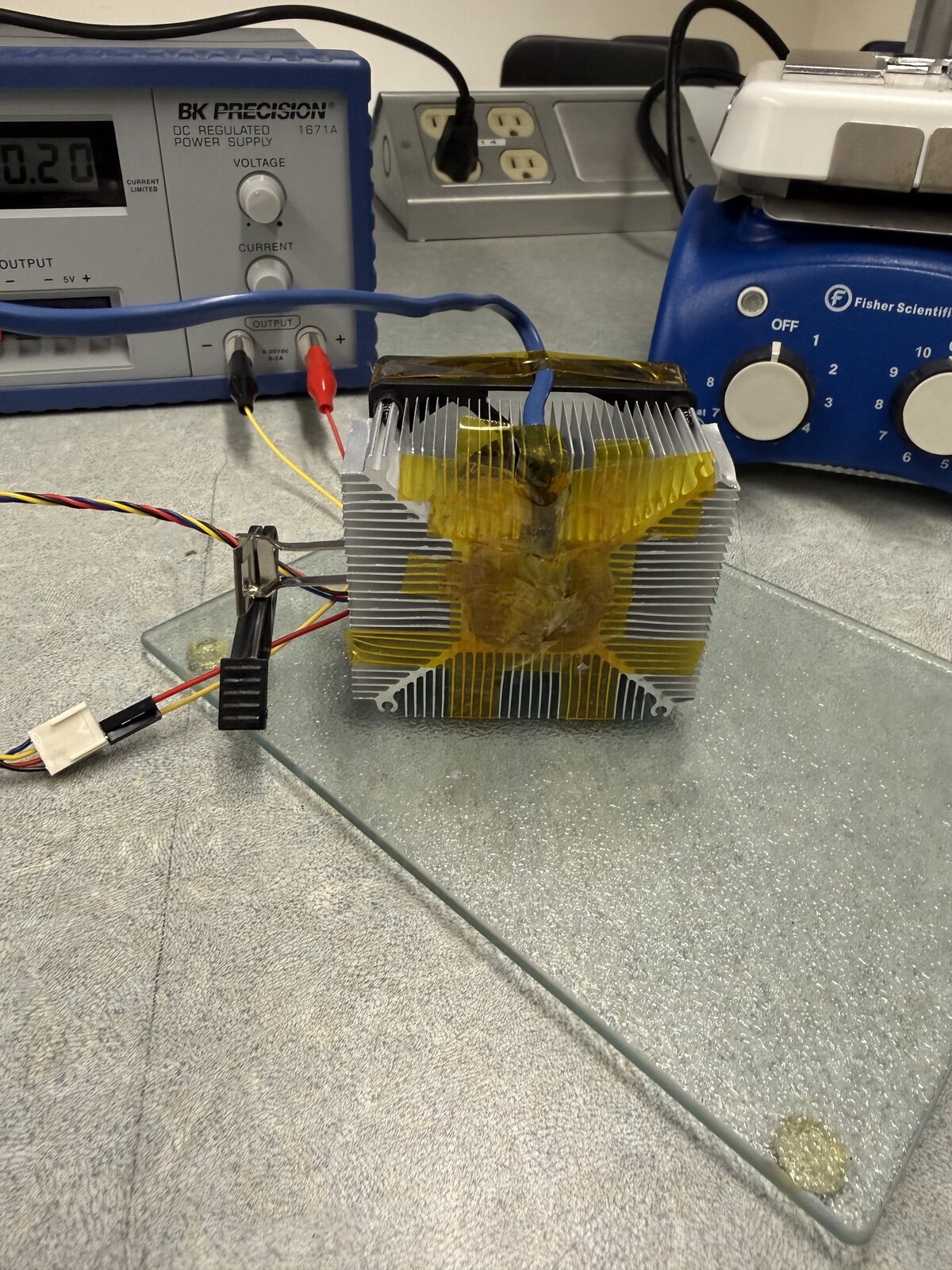 Heat Transfer Cooling Experiment (Course Project)